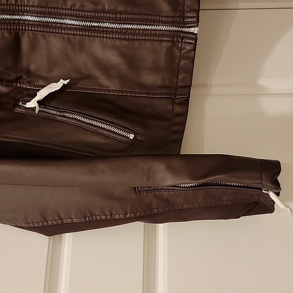 Express Vegan Leather Jacket - Picture 3 of 9